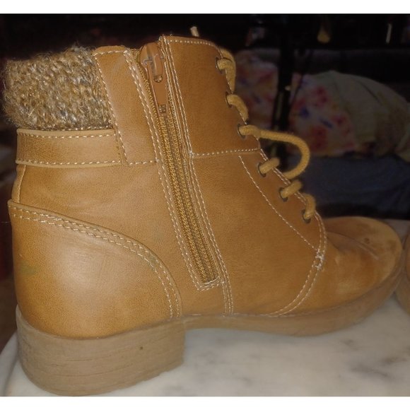 There About Girls Ankle Boots Piper Tan Size 4M TH Lilly - Picture 4 of 4